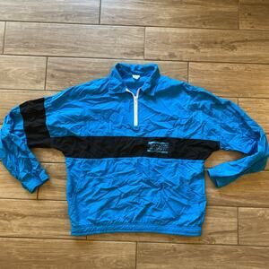 Vintage Baylor Bears Jacket Mens Medium NCAA Windbreaker Pullover Made In USA